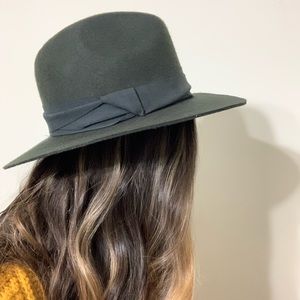 Lucky Brand Green Wool Hat